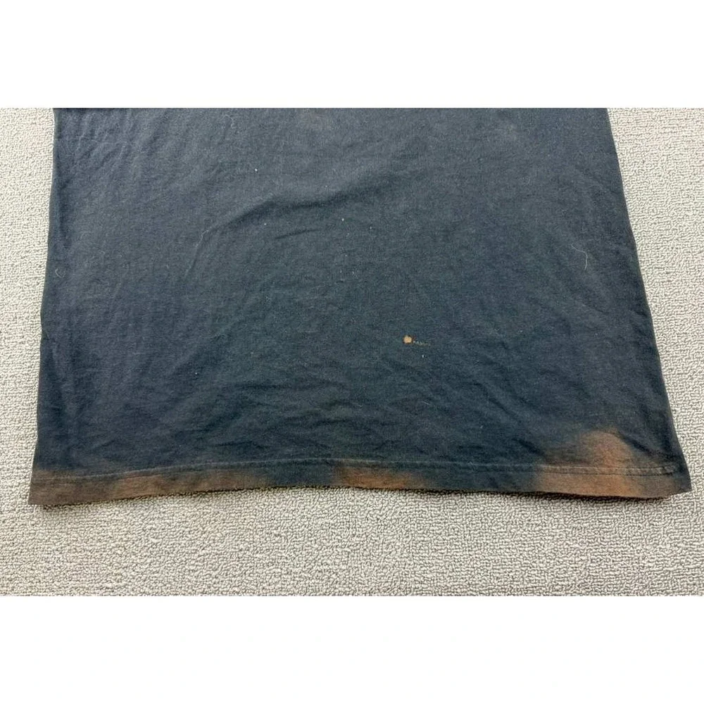 Vintage Guess T Shirt Men M Puerto Rico Flag Logo Black‎ Distressed USA Mexico - Picture 8 of 9